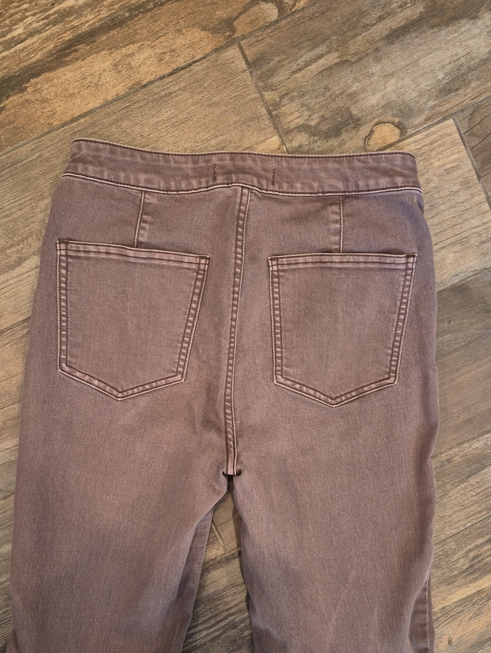 We the Free Grayish Purple High Rise Bell Bottom Flared Jeans, Size 27 - Picture 7 of 13